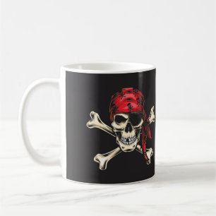 Pirate Skull en Cross Botten Koffiemok