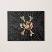 Pirate Skull en Cross Botten Legpuzzel (Horizontaal)