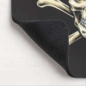 Pirate Skull en Cross Botten Muismat (Hoek)