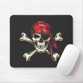 Pirate Skull en Cross Botten Muismat (Met muis)