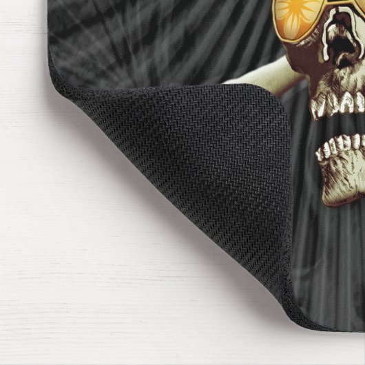 Pirate Skull en Cross Botten Muismat (Hoek)