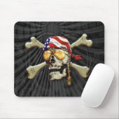 Pirate Skull en Cross Botten Muismat (Met muis)