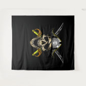 Pirate Skull en Cross Swords Wandkleed (Voorkant (horizontaal))