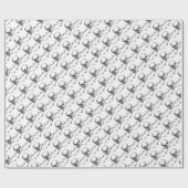 Pirate Skull en Crossbone Gift Wrap Cadeaupapier (Vlak)