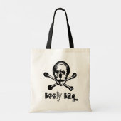 Pirate Skull en Crossbones Booty Bag Tote Bag (Achterkant)