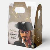 Pirate Skull en Crossbones Boy Birthday Party Bedankdoosjes (Geopend)