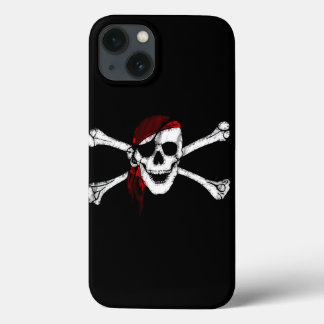 Pirate Skull en Crossbones iPhone 13 Hoesje