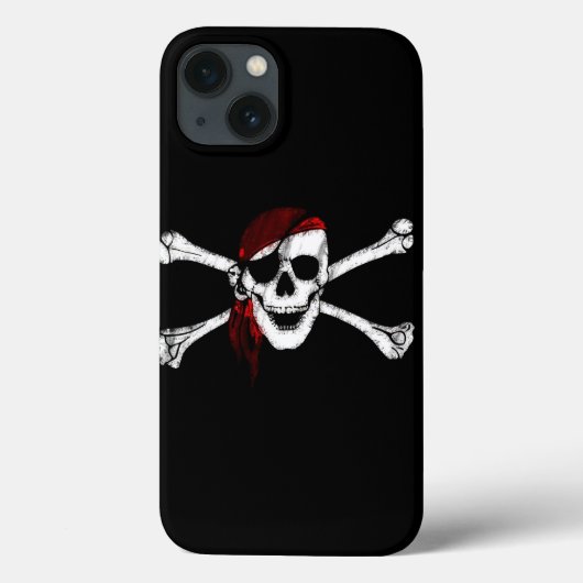 Pirate Skull en Crossbones Case-Mate iPhone Case (Achterkant)
