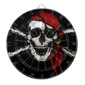 Pirate Skull en Crossbones Dartbord (Voorkant)