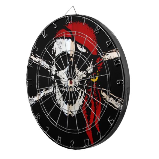 Pirate Skull en Crossbones Dartbord (Voorkant Rechts)