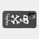 Pirate Skull en Crossbones Design Case-Mate iPhone Case (Achterkant (horizontaal))