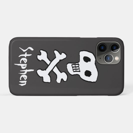 Pirate Skull en Crossbones Design Case-Mate iPhone Case (Achterkant (horizontaal))