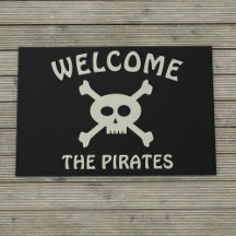 Pirate Skull en Crossbones Familie Welkom
