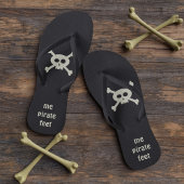 Pirate Skull en Crossbones Grappige Jolly Roger Teenslippers