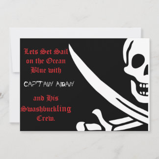 Pirate Skull en crossbones Kaart