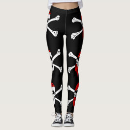 Pirate Skull en Crossbones Leggings