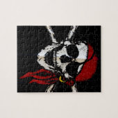 Pirate Skull en Crossbones Legpuzzel (Horizontaal)