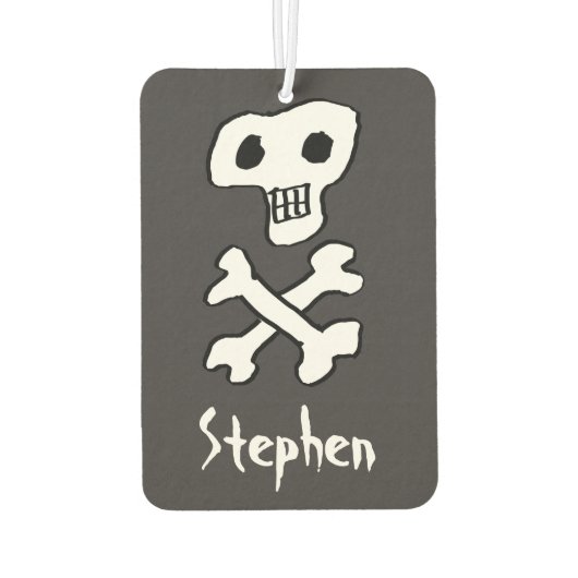 Pirate Skull en Crossbones Luchtverfrisser (Achterkant)