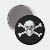 Pirate Skull en Crossbones Magneet (Voorkant / Achterkant)
