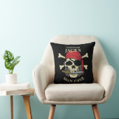 Pirate Skull en Crossbones Man Cave Kussen (Stoel)