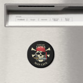 Pirate Skull en Crossbones Man Cave Magneet (Insitu (Vaatwasser))