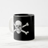Pirate Skull en Crossbones Mok (Voorkant links)