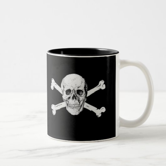 Pirate Skull en Crossbones Mok (Rechts)