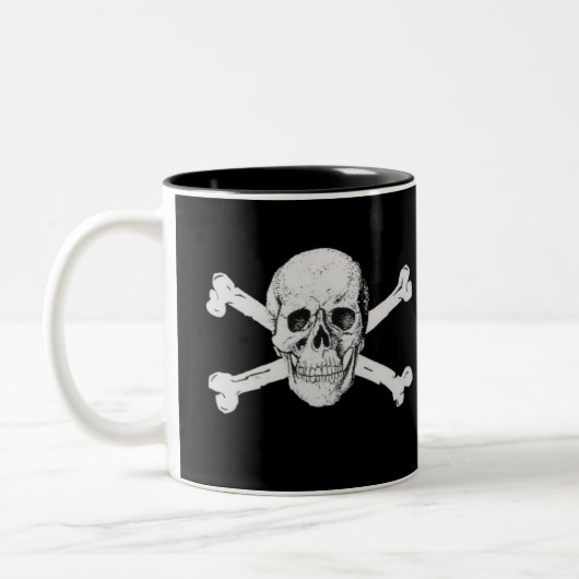 Pirate Skull en Crossbones Mok (Links)