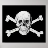 Pirate Skull en Crossbones Poster (Voorkant)