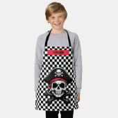 Pirate Skull en Crossbones Schort (Gedragen)