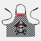 Pirate Skull en Crossbones Schort (Voorkant)