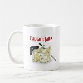 Pirate Skull en Crossbones Simple Modern Koffiemok