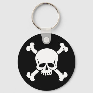 Pirate Skull en Crossbones Sleutelhanger