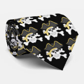 Pirate Skull en Crossbones Stropdas (Opgerold)