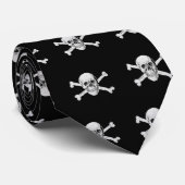 Pirate Skull en Crossbones Stropdas (Opgerold)