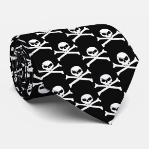 Pirate Skull en Crossbones Stropdas