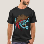 Pirate Skull en Crossbones T-shirt (Voorkant)