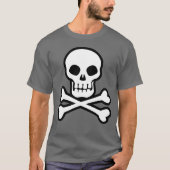 Pirate Skull en Crossbones T-Shirt (Voorkant)
