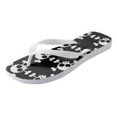 Pirate Skull en Crossbones Teenslippers (Schuin)