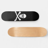 Pirate (Skull en Crossbones) Vlag Persoonlijk Skateboard (Horizontaal)
