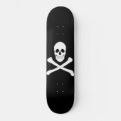 Pirate (Skull en Crossbones) Vlag Persoonlijk Skateboard (Voorkant)