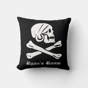 Pirate Skull en Crossed Botten Kussen
