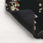 Pirate Skull en Pet Muismat (Hoek)
