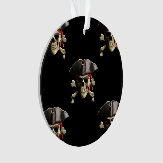 Pirate Skull en Pet Ornament (voorkant)