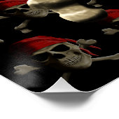 Pirate Skull en Pet Perfect Poster (Hoek)