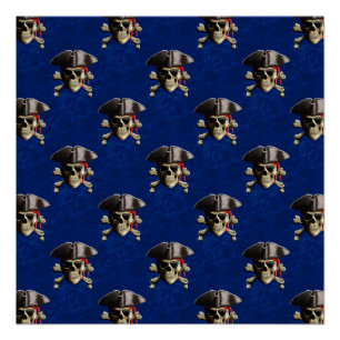 Pirate Skull en Pet Perfect Poster