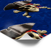 Pirate Skull en Pet Perfect Poster (Hoek)