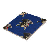 Pirate Skull en Pet Tegeltje (Zijkant)
