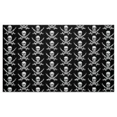 Pirate Skull en Sword Black White Stof (Fat Quarter)