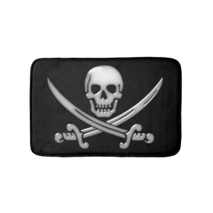 Pirate Skull en Sword Crossbones Badmat